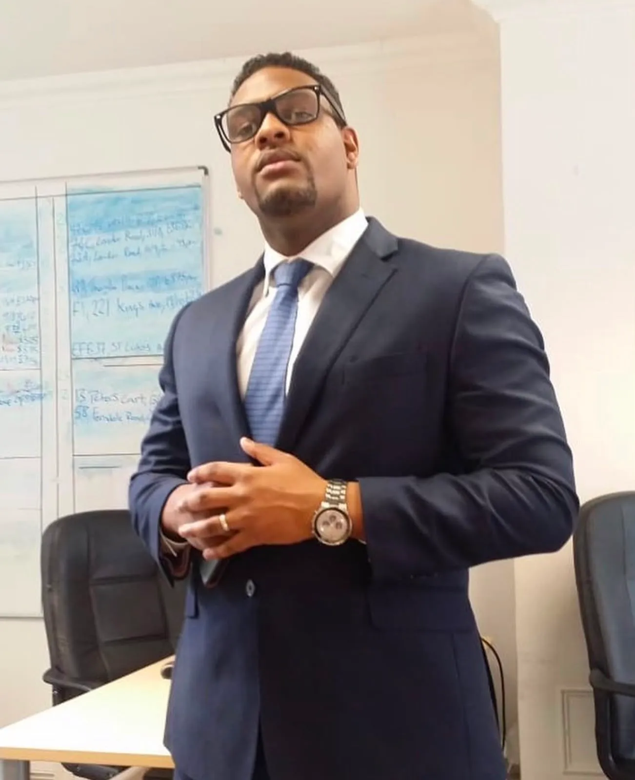 Jamal Akim early in his real estate career